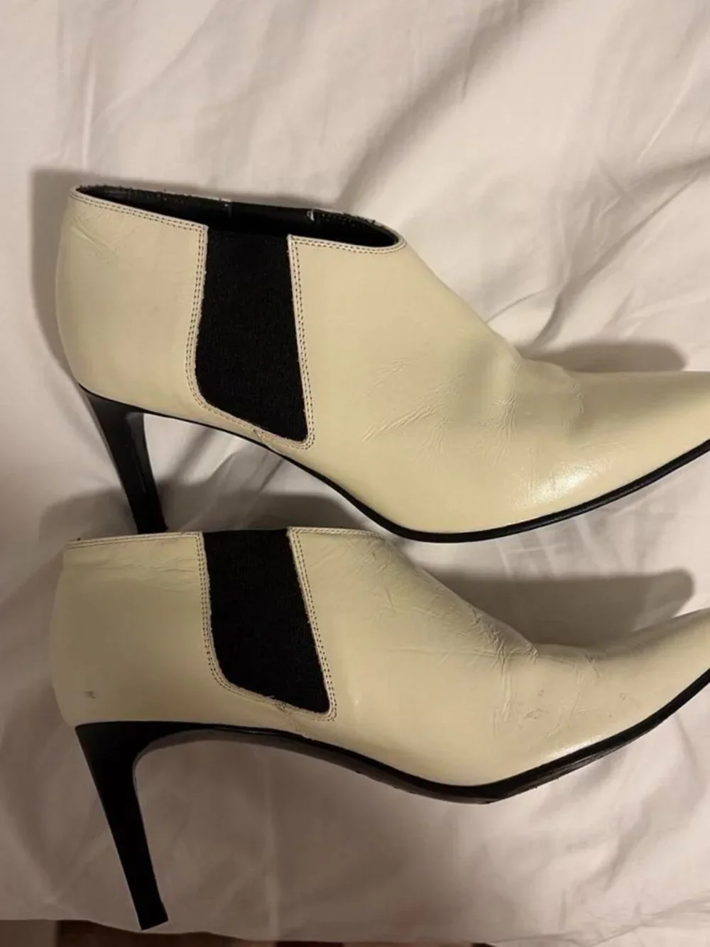 Rag & Bone Women's White and Cream Ballet-shoes